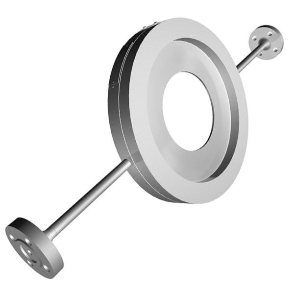 Centrická clona s komorovými odběry tlaku | Centric orifice plate with chamber pressure tapping